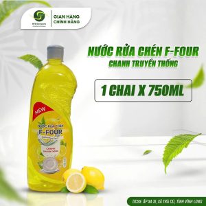 Nước rửa chén F-FOUR chanh truyền thống