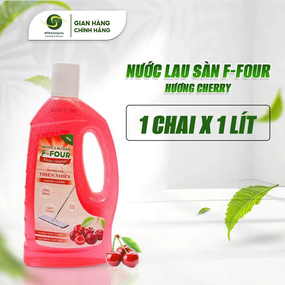 Nước lau sàn F-FOUR hương Cherry