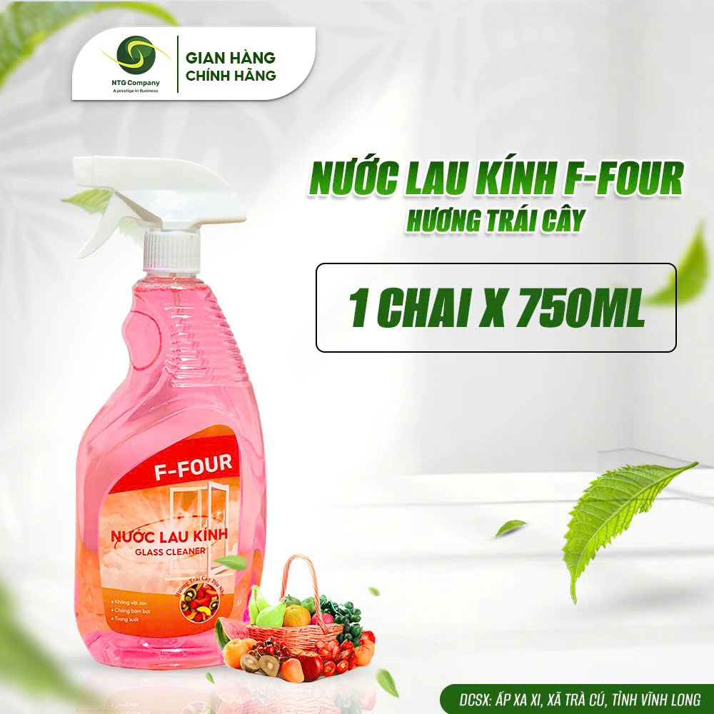 Nước lau kính F-FOUR hương táo