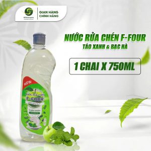 Nước rửa chén F-FOUR táo – bạc hà