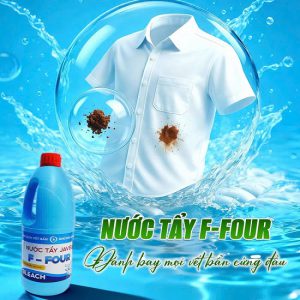 Nước tẩy quần áo javel F-FOUR